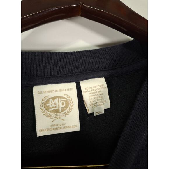 Vintage Ecko Unltd Pullover Sweatshirt Mens 2XL Black Y2k - Picture 4 of 4